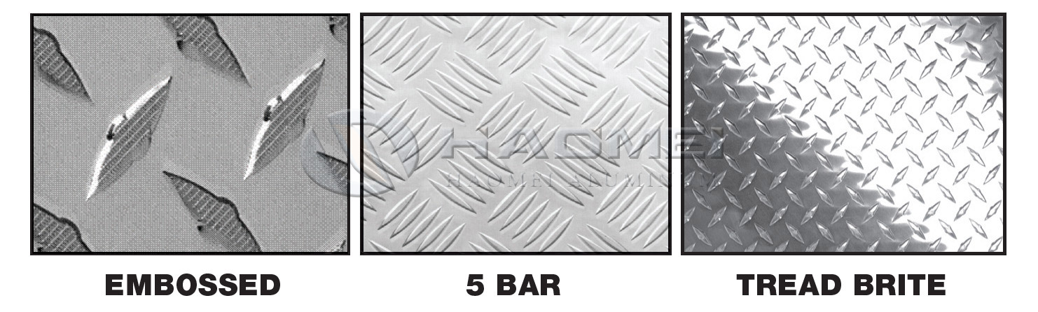 5 Bars Aluminum Tread Plate