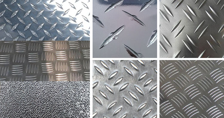 Patterns of 5754 aluminum tread plate