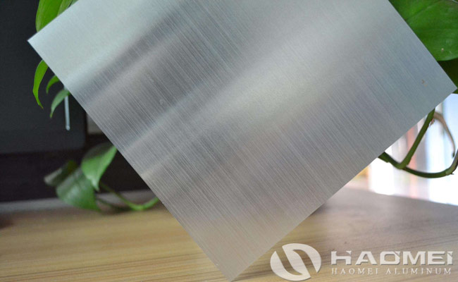 brushed aluminum sheet metal