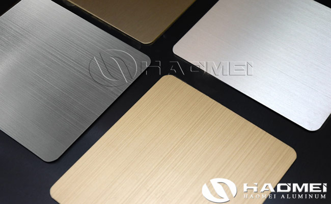 brushed aluminium sheet size