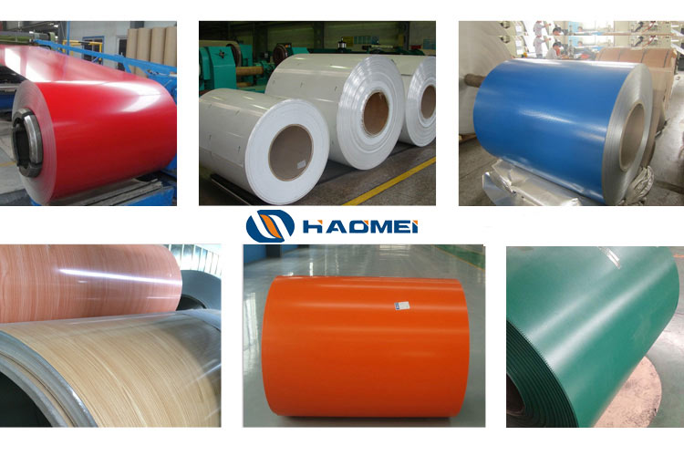 colour coated aluminium